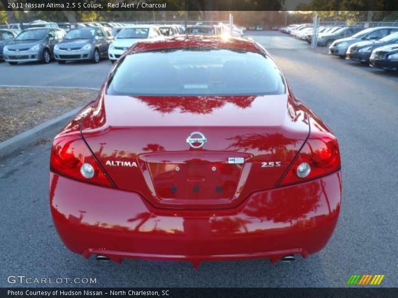 Red Alert / Charcoal 2011 Nissan Altima 2.5 S Coupe