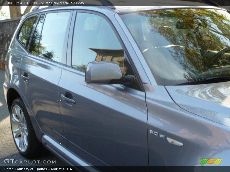 Silver Grey Metallic / Grey 2008 BMW X3 3.0si