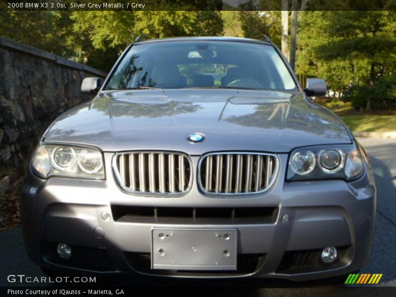 Silver Grey Metallic / Grey 2008 BMW X3 3.0si