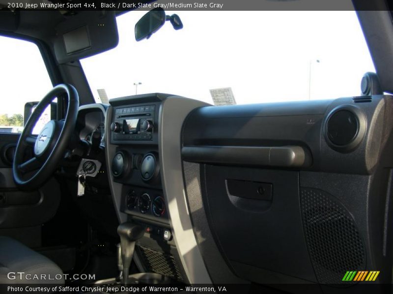 Black / Dark Slate Gray/Medium Slate Gray 2010 Jeep Wrangler Sport 4x4