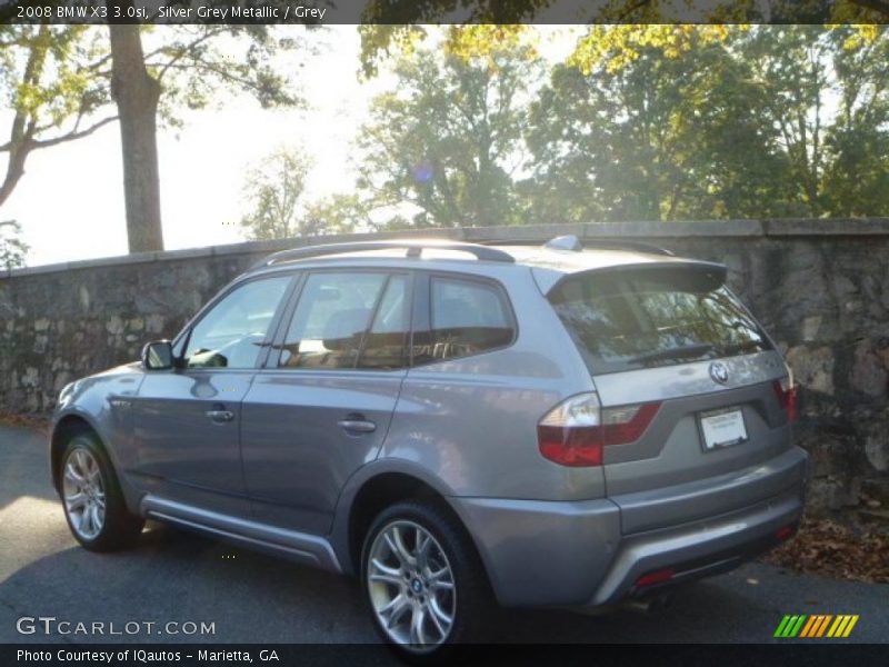 Silver Grey Metallic / Grey 2008 BMW X3 3.0si