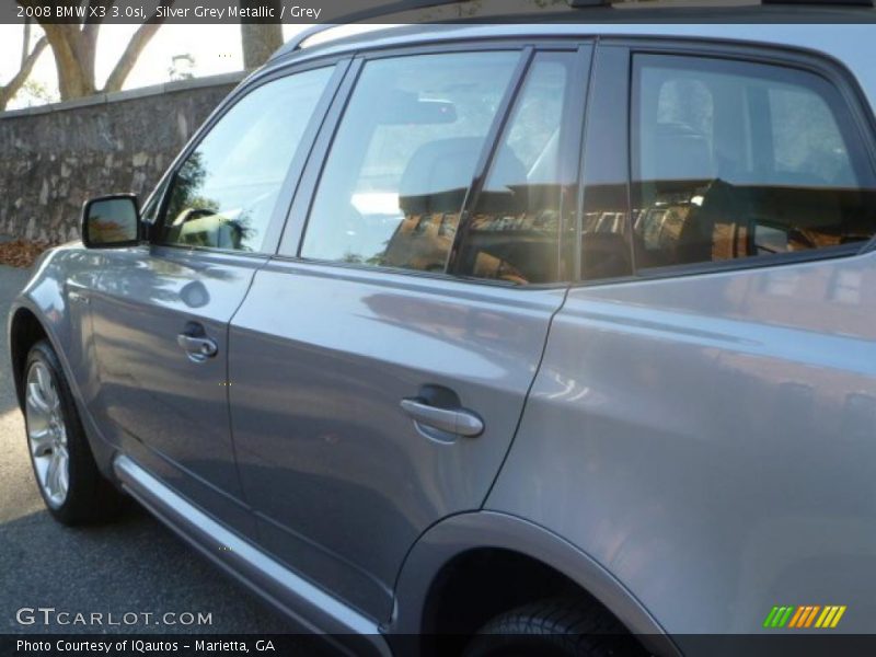 Silver Grey Metallic / Grey 2008 BMW X3 3.0si