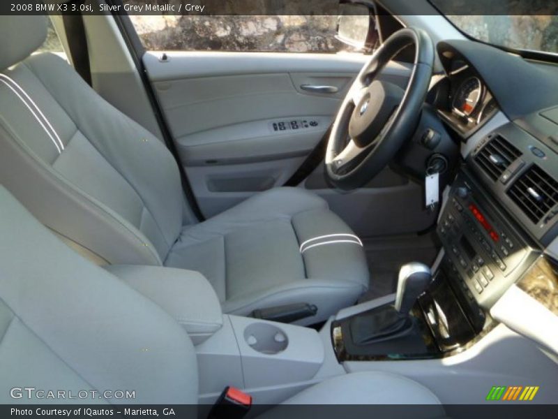 Silver Grey Metallic / Grey 2008 BMW X3 3.0si