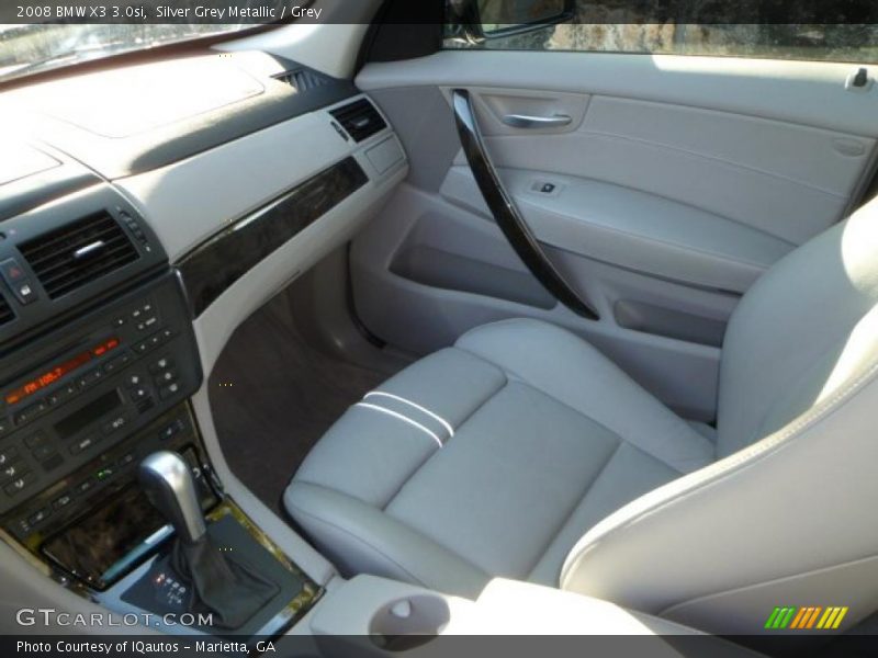 Silver Grey Metallic / Grey 2008 BMW X3 3.0si