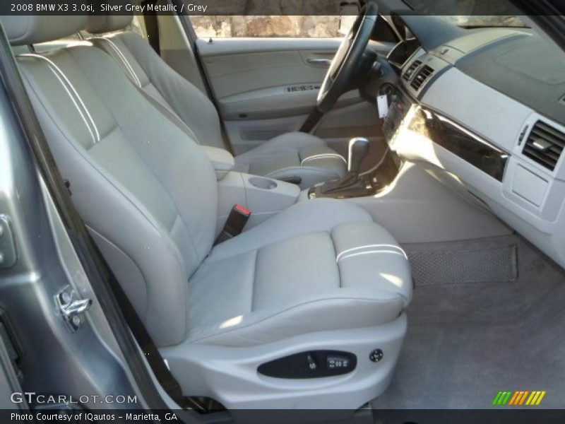 Silver Grey Metallic / Grey 2008 BMW X3 3.0si
