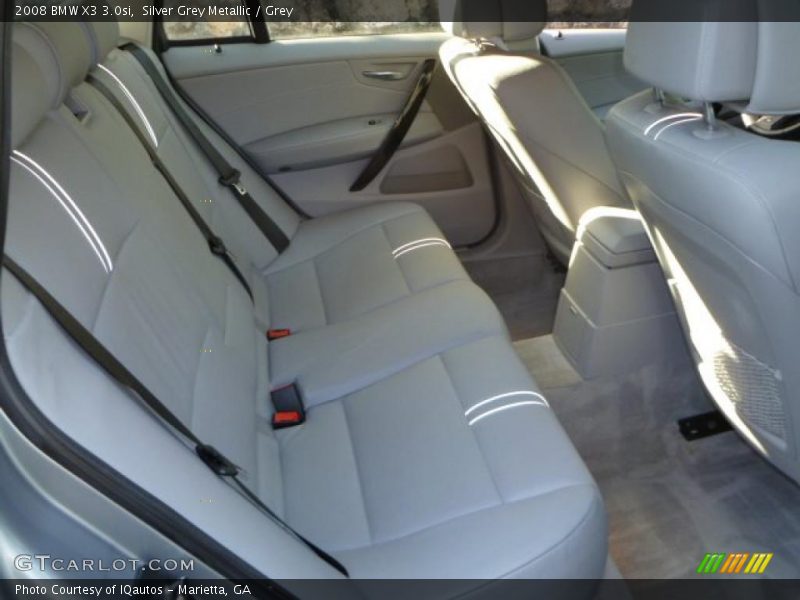 Silver Grey Metallic / Grey 2008 BMW X3 3.0si