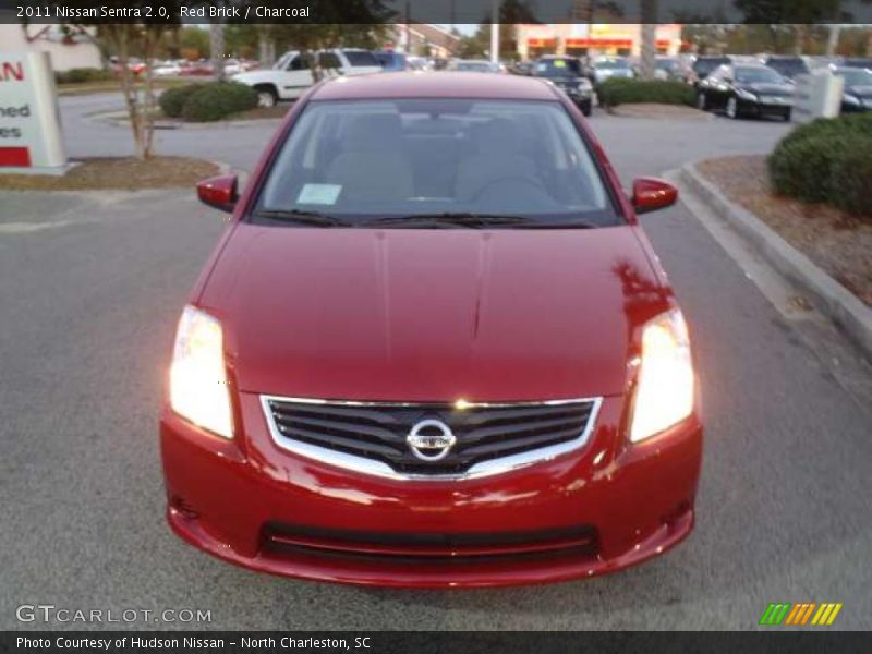 Red Brick / Charcoal 2011 Nissan Sentra 2.0