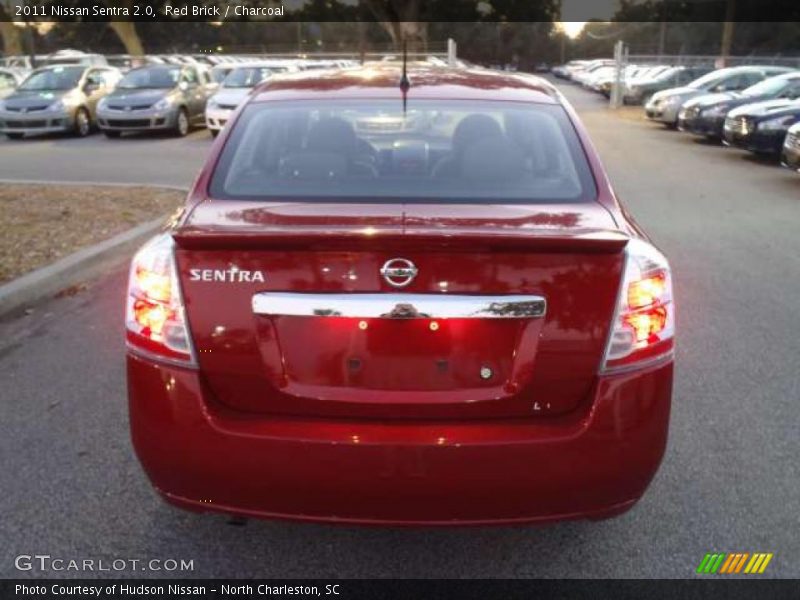Red Brick / Charcoal 2011 Nissan Sentra 2.0