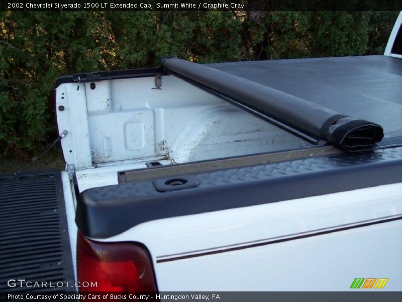 Summit White / Graphite Gray 2002 Chevrolet Silverado 1500 LT Extended Cab