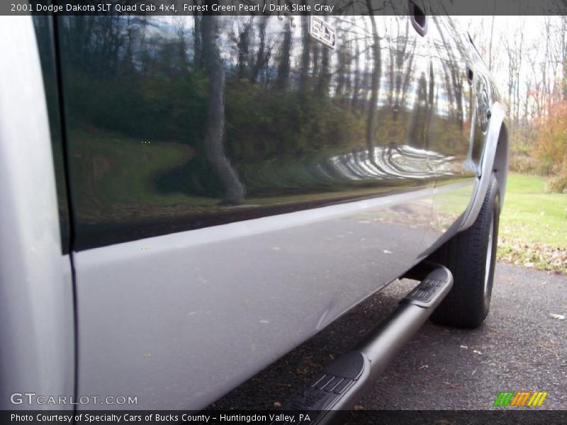 Forest Green Pearl / Dark Slate Gray 2001 Dodge Dakota SLT Quad Cab 4x4