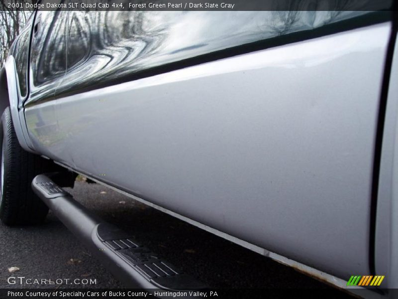 Forest Green Pearl / Dark Slate Gray 2001 Dodge Dakota SLT Quad Cab 4x4