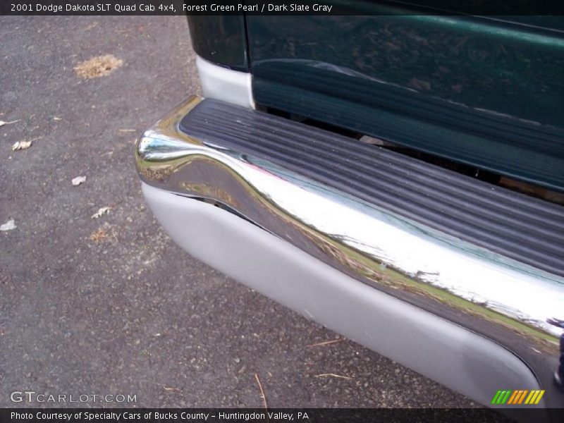 Forest Green Pearl / Dark Slate Gray 2001 Dodge Dakota SLT Quad Cab 4x4