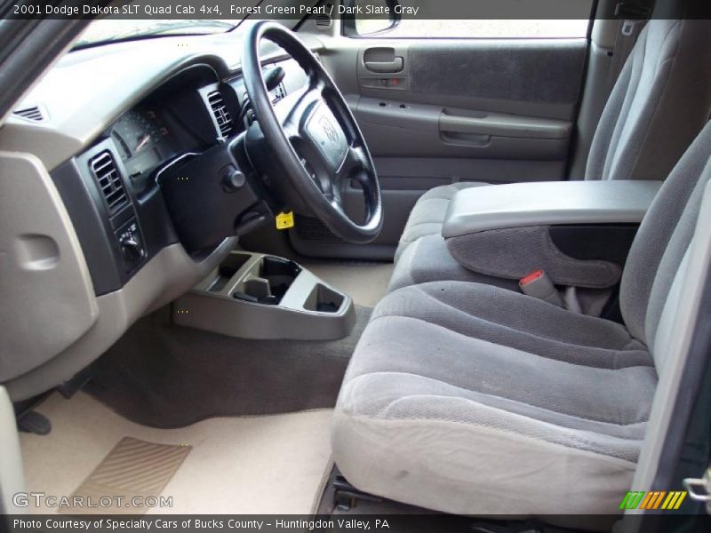  2001 Dakota SLT Quad Cab 4x4 Dark Slate Gray Interior