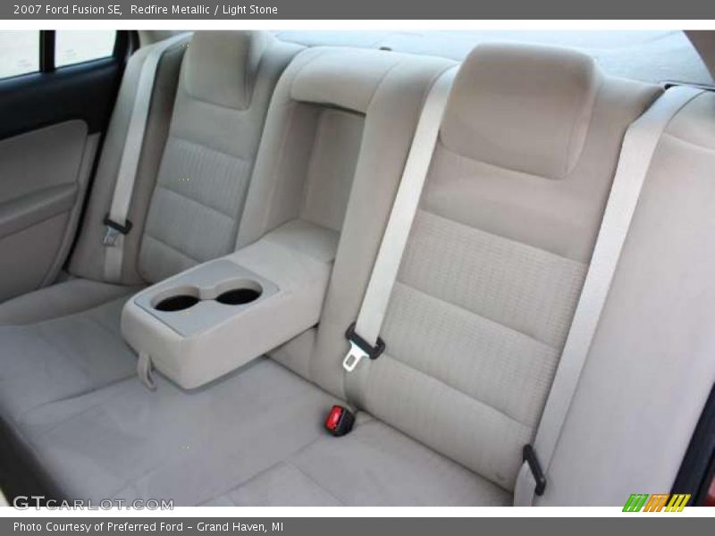 Redfire Metallic / Light Stone 2007 Ford Fusion SE