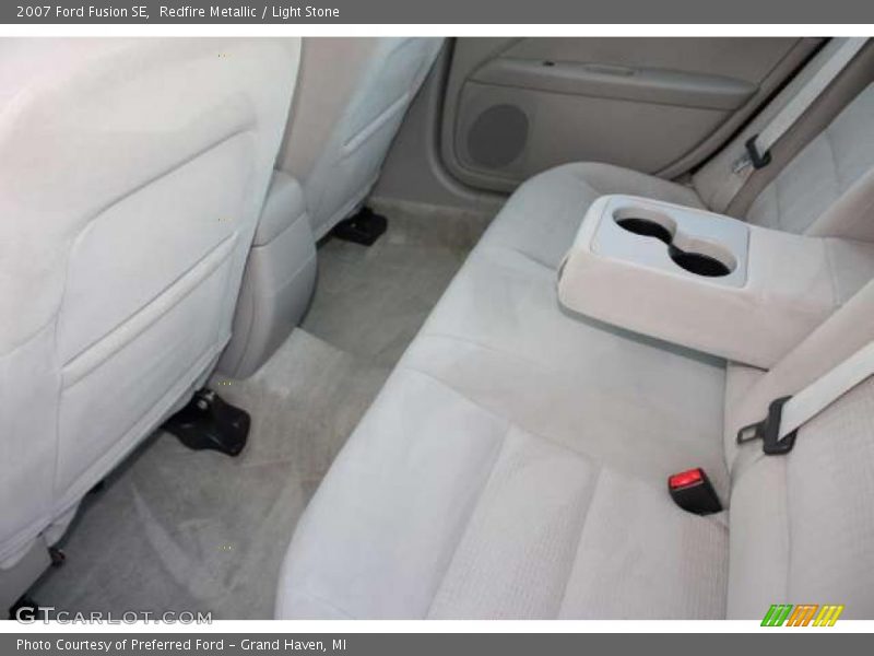 Redfire Metallic / Light Stone 2007 Ford Fusion SE