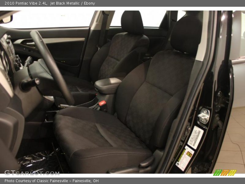 Jet Black Metallic / Ebony 2010 Pontiac Vibe 2.4L