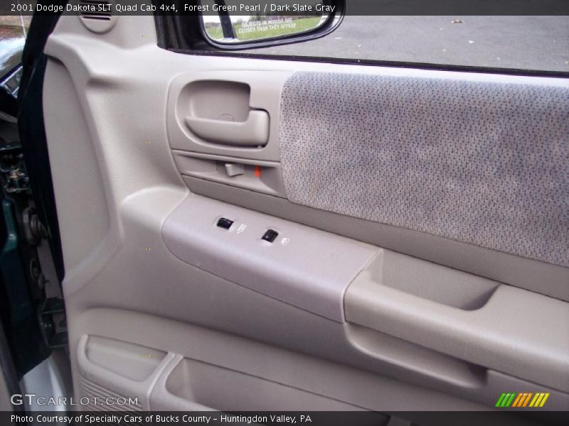 Forest Green Pearl / Dark Slate Gray 2001 Dodge Dakota SLT Quad Cab 4x4