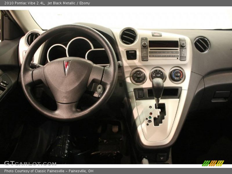 Jet Black Metallic / Ebony 2010 Pontiac Vibe 2.4L