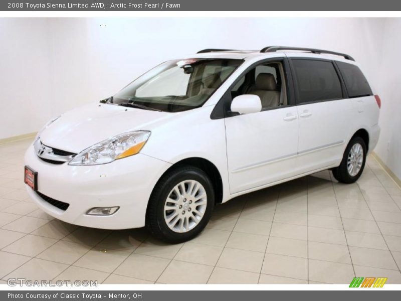 Arctic Frost Pearl / Fawn 2008 Toyota Sienna Limited AWD