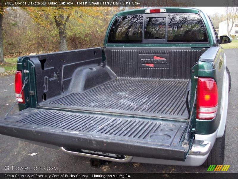 Forest Green Pearl / Dark Slate Gray 2001 Dodge Dakota SLT Quad Cab 4x4
