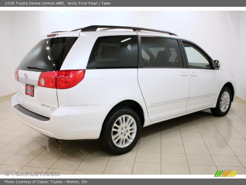 Arctic Frost Pearl / Fawn 2008 Toyota Sienna Limited AWD