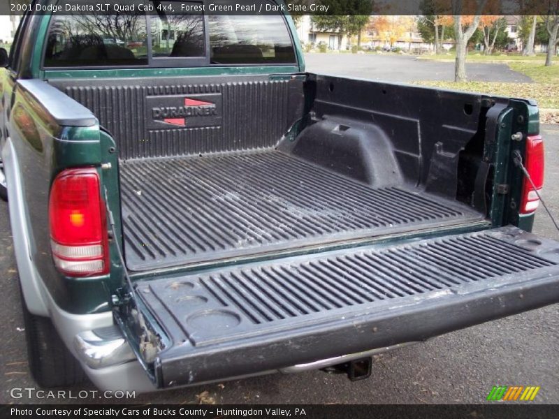 Forest Green Pearl / Dark Slate Gray 2001 Dodge Dakota SLT Quad Cab 4x4