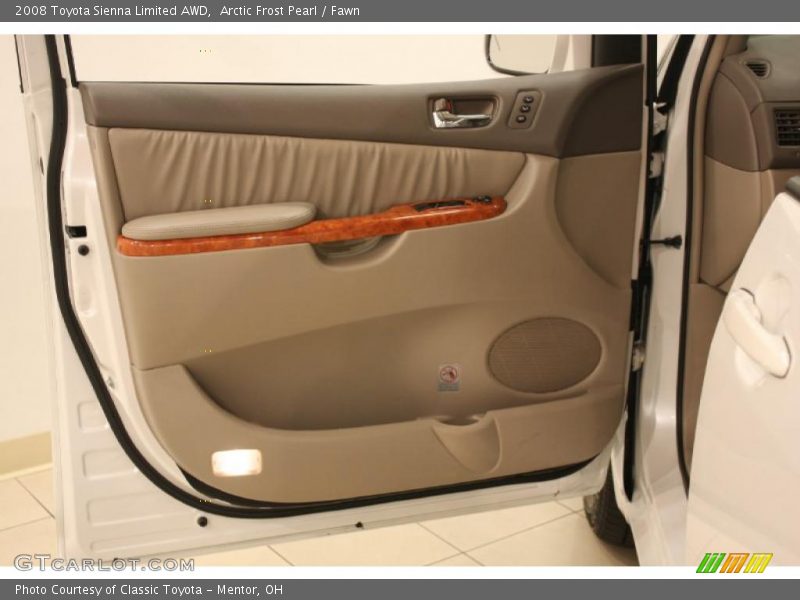 Arctic Frost Pearl / Fawn 2008 Toyota Sienna Limited AWD