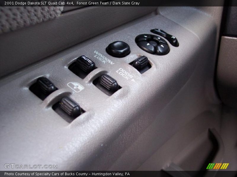 Forest Green Pearl / Dark Slate Gray 2001 Dodge Dakota SLT Quad Cab 4x4