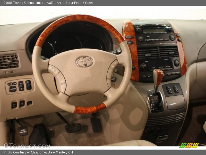 Arctic Frost Pearl / Fawn 2008 Toyota Sienna Limited AWD