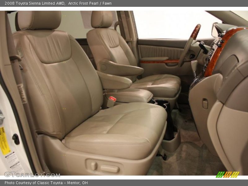 Arctic Frost Pearl / Fawn 2008 Toyota Sienna Limited AWD