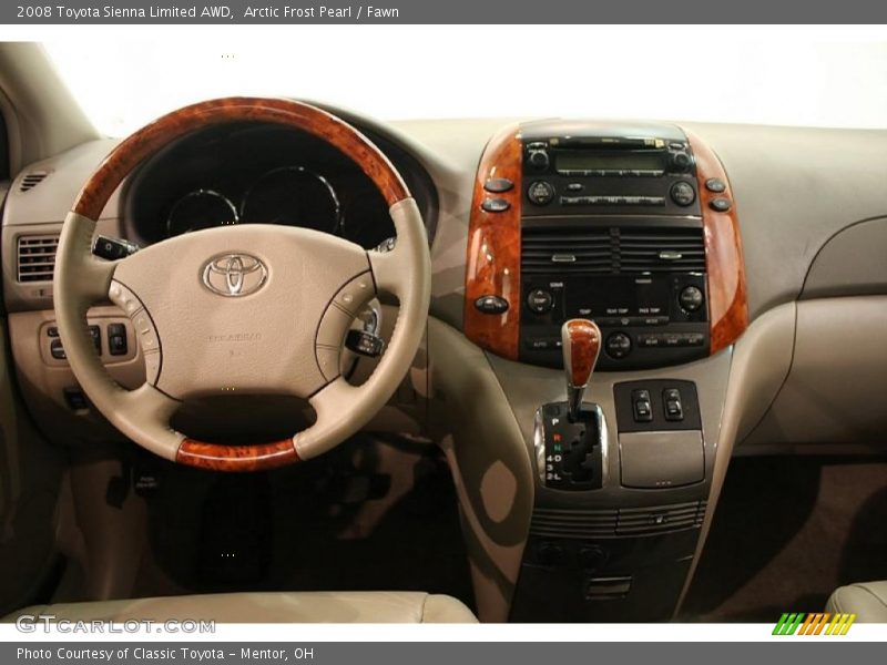 Arctic Frost Pearl / Fawn 2008 Toyota Sienna Limited AWD