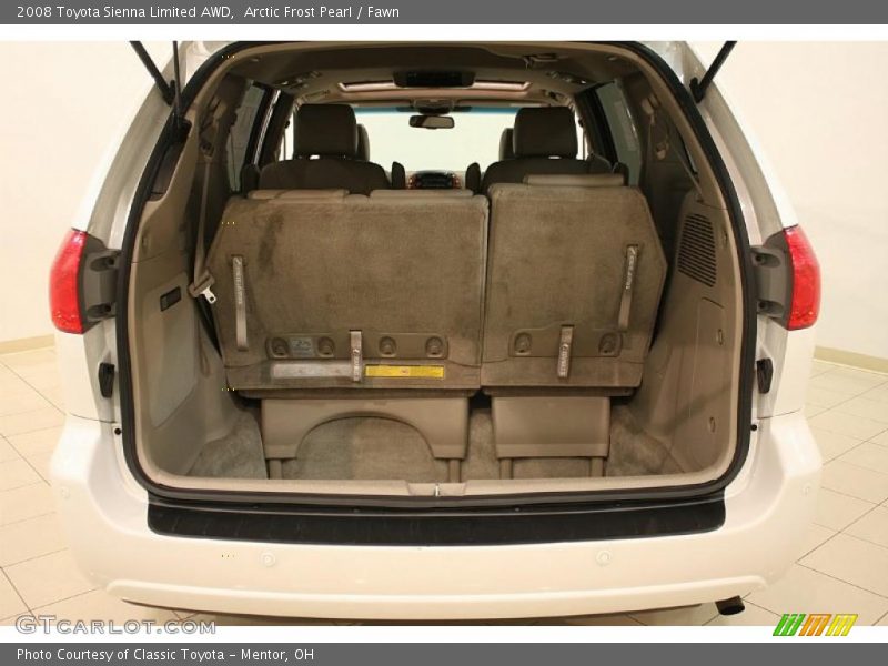 Arctic Frost Pearl / Fawn 2008 Toyota Sienna Limited AWD