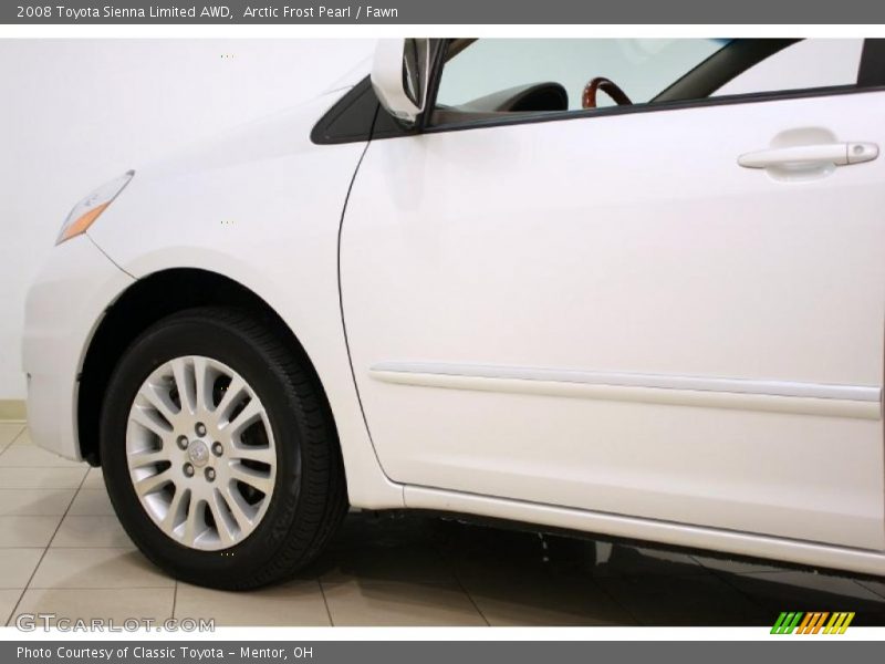 Arctic Frost Pearl / Fawn 2008 Toyota Sienna Limited AWD