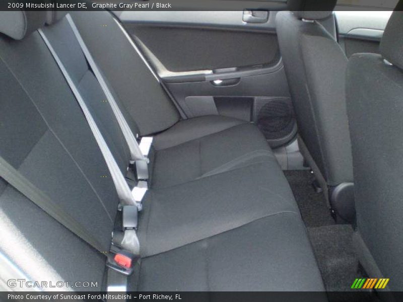 Graphite Gray Pearl / Black 2009 Mitsubishi Lancer DE