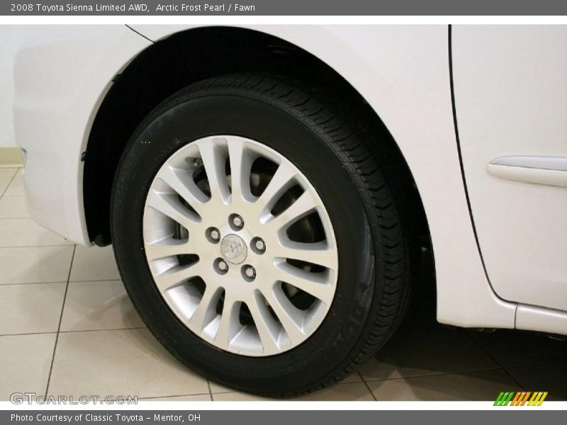 Arctic Frost Pearl / Fawn 2008 Toyota Sienna Limited AWD