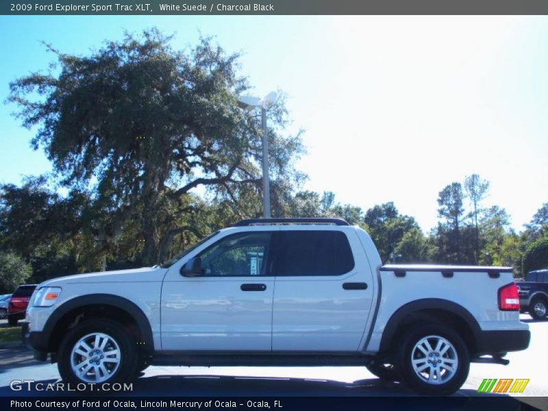 White Suede / Charcoal Black 2009 Ford Explorer Sport Trac XLT