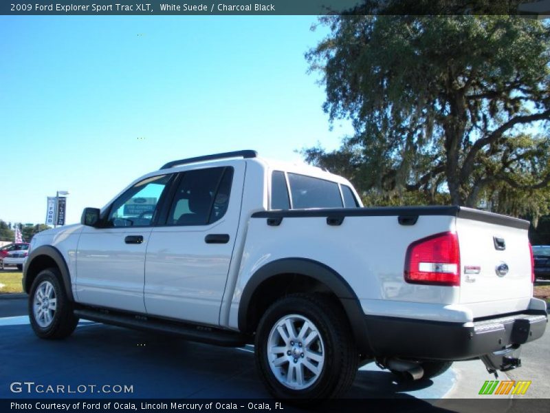 White Suede / Charcoal Black 2009 Ford Explorer Sport Trac XLT