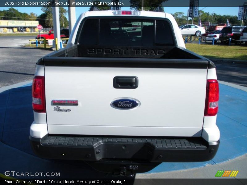 White Suede / Charcoal Black 2009 Ford Explorer Sport Trac XLT