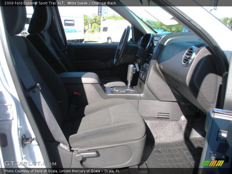 White Suede / Charcoal Black 2009 Ford Explorer Sport Trac XLT
