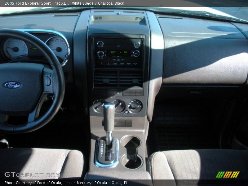 White Suede / Charcoal Black 2009 Ford Explorer Sport Trac XLT