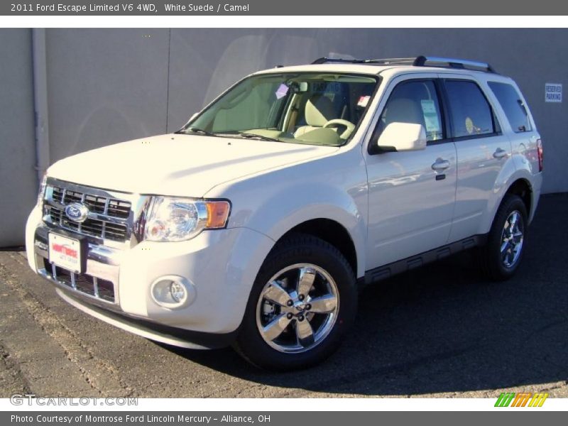 White Suede / Camel 2011 Ford Escape Limited V6 4WD
