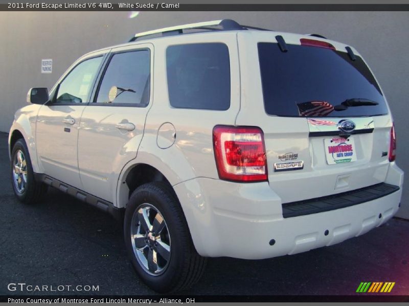 White Suede / Camel 2011 Ford Escape Limited V6 4WD