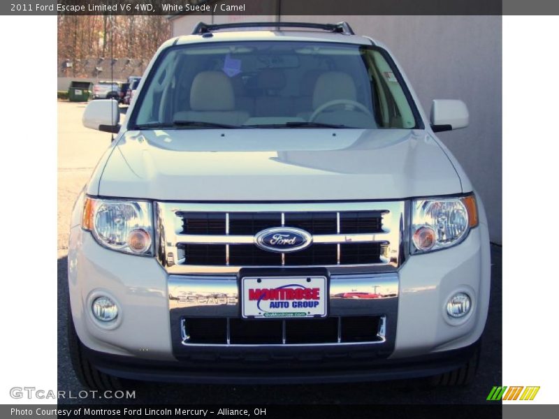 White Suede / Camel 2011 Ford Escape Limited V6 4WD
