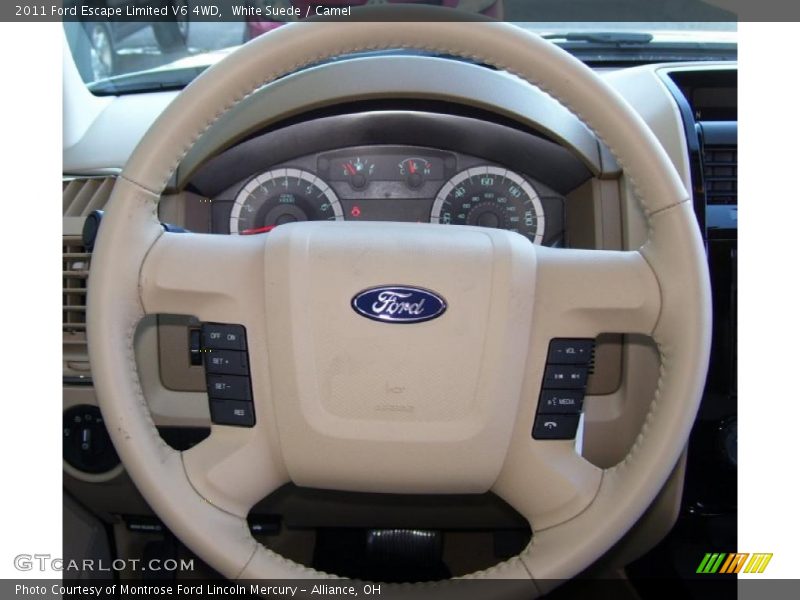 White Suede / Camel 2011 Ford Escape Limited V6 4WD