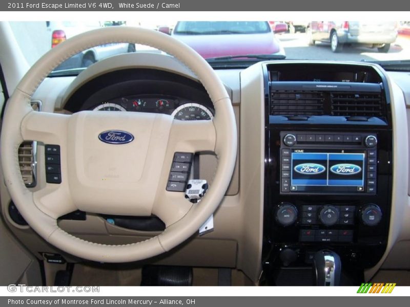 White Suede / Camel 2011 Ford Escape Limited V6 4WD