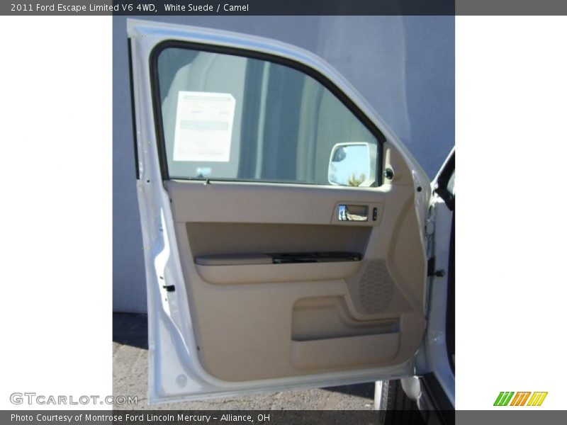 White Suede / Camel 2011 Ford Escape Limited V6 4WD