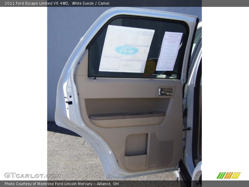 White Suede / Camel 2011 Ford Escape Limited V6 4WD