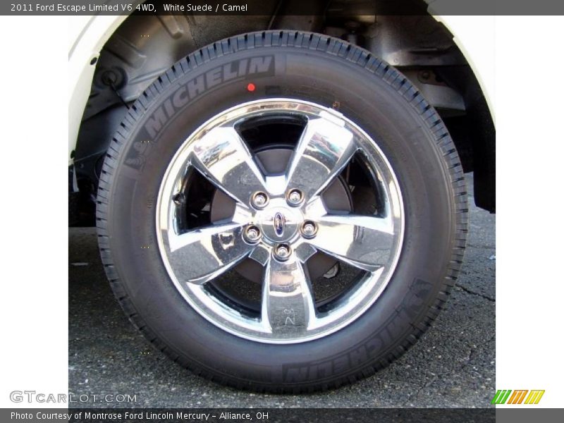 White Suede / Camel 2011 Ford Escape Limited V6 4WD