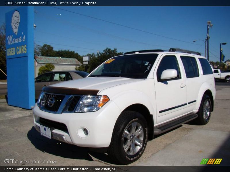 White Frost / Graphite 2008 Nissan Pathfinder LE 4x4