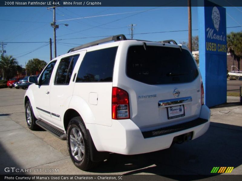 White Frost / Graphite 2008 Nissan Pathfinder LE 4x4